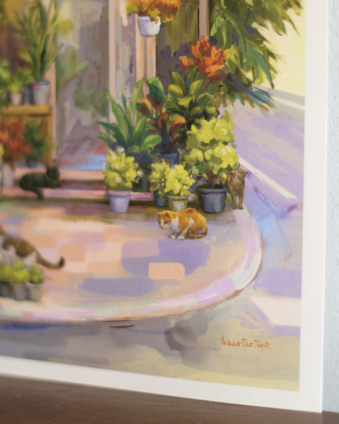 A4 // flower shop in Tokyo | illustration, painting,, art print, poster