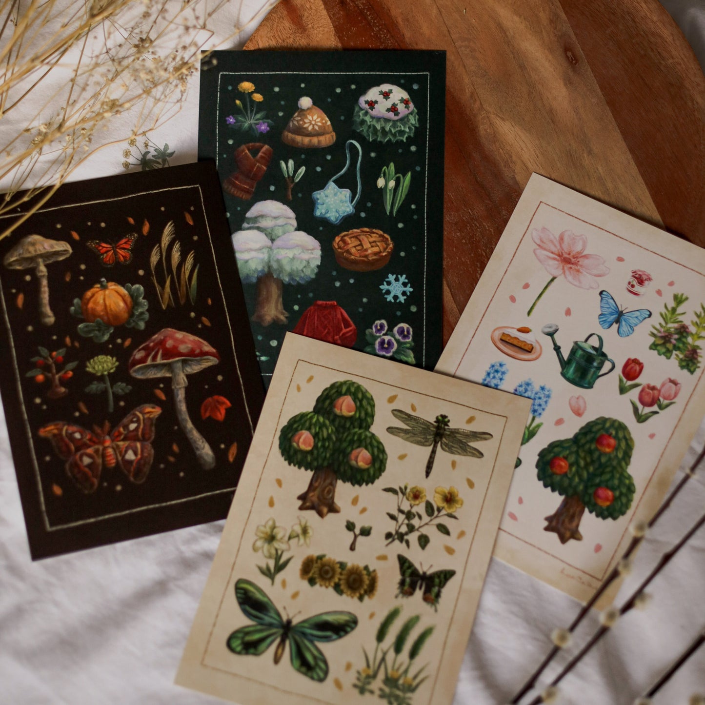 A5 // Spring of New Horizons | illustration, drawing, art print, poster, nature study