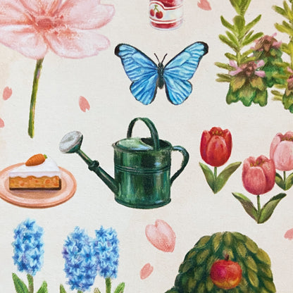 A5 // Spring of New Horizons | illustration, drawing, art print, poster, nature study