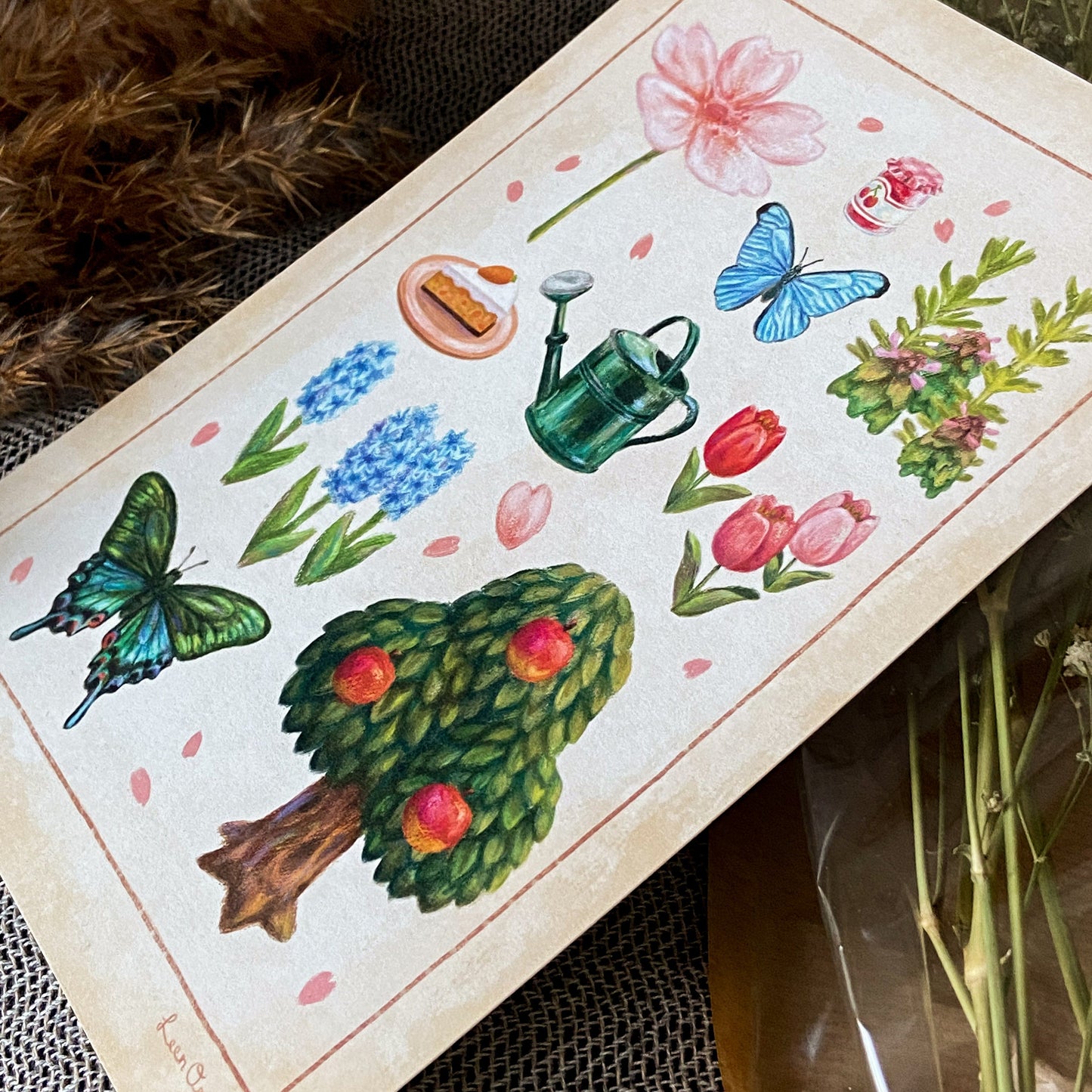 A5 // Spring of New Horizons | illustration, drawing, art print, poster, nature study